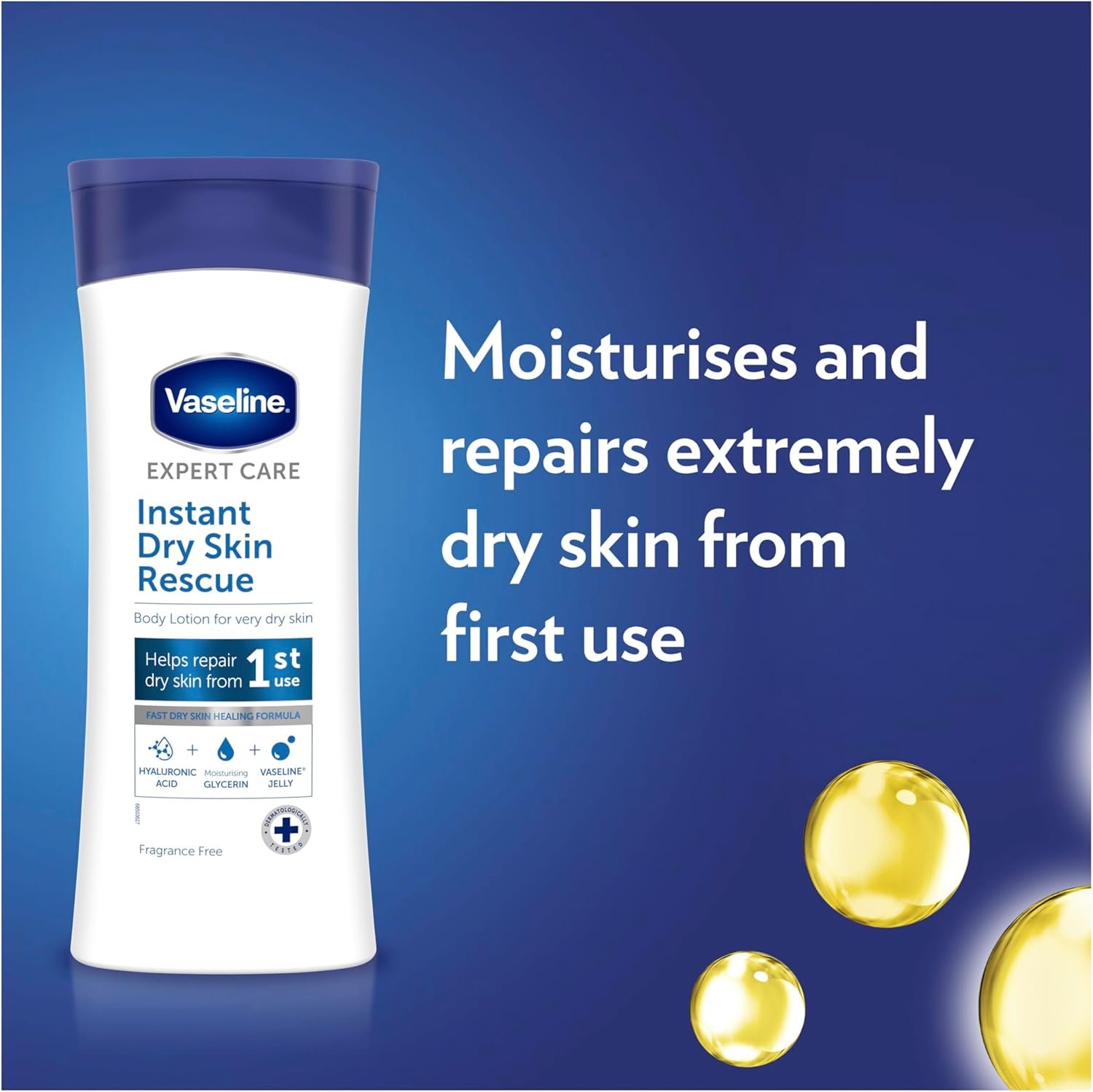 Vaseline Expert Care Instant Dry Skin Rescue Body Lotion 400 ml - Image 3
