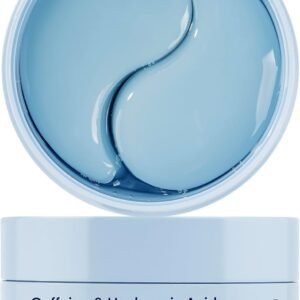 Korean Under Eye Gel Patches: Eye Masks for Puffy Eyes Dark Circles & Wrinkles with Caffeine Hyaluronic Acid & Niacinamide - Brightening Hydrating & Cooling Hydrogel Skincare Pads - 30 Pairs, Vegan