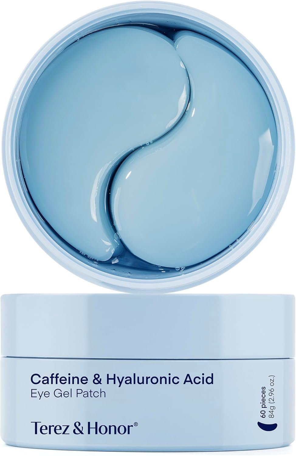 Korean Under Eye Gel Patches: Eye Masks for Puffy Eyes Dark Circles & Wrinkles with Caffeine Hyaluronic Acid & Niacinamide - Brightening Hydrating & Cooling Hydrogel Skincare Pads - 30 Pairs, Vegan