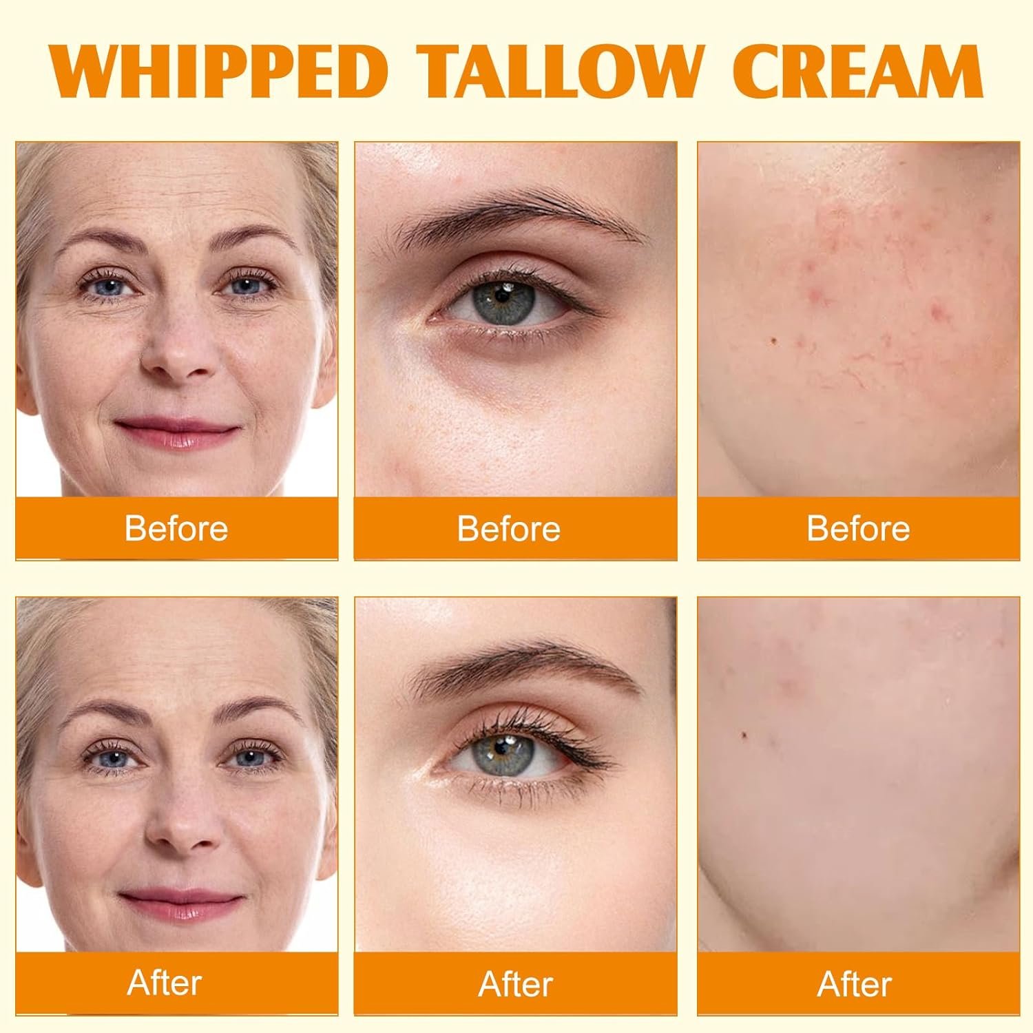 Beef Tallow Skin Care, Beef Tallow and Honey Cream 120g, Beef Tallow Moisturizer, Natural Organic Grass - Fed Whipped Beef Tallow and Honey Balm - Deeply Moisturizing for Face & Body, Softens Dry - Image 8