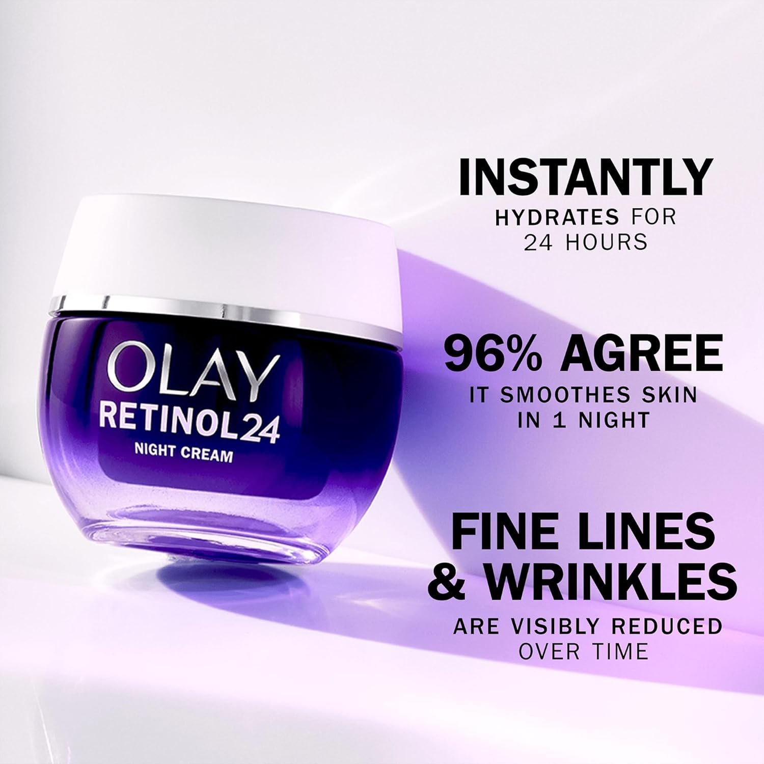 Olay Skincare Giftset: Vitamin C Anti-Dark Spot SPF 30 Face Moisturiser Day Cream 50ml + Retinol 24 Night Cream Face Moisturiser 50ml, for Glow, Brightening and Overnight Renewal - Image 6