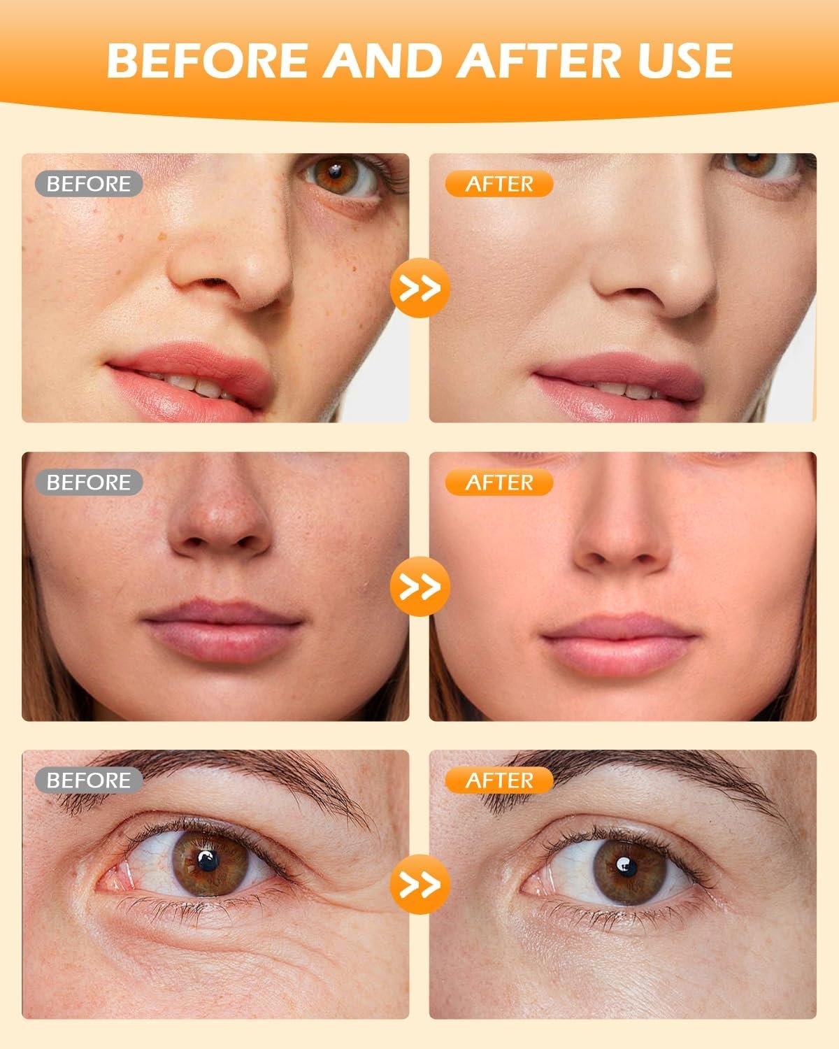 Turmeric Face Cream, Brightening Face Cream for Radiant&Glowing Skin,Dark Spot Corrector Age Spot Remover,Anti Aging,Natural Turmeric Cream Skin Care,Vitamin C Moisturiser for Face - Image 3