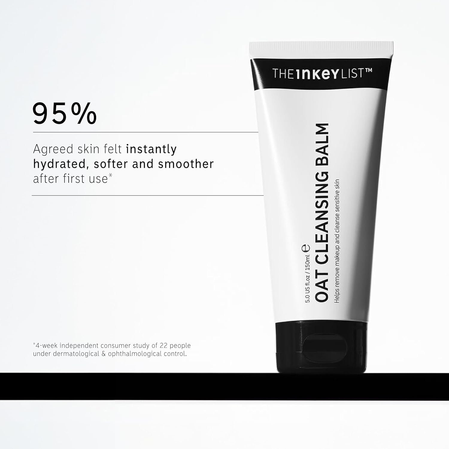 The INKEY List Oat Cleansing Balm 150ml, Dissolves Makeup, Nourishing Skincare, Gentle Cleanser, Vegan Friendly, Suitable For All Skin Types - Image 5