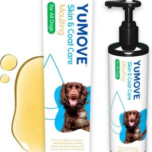 YuMOVE Skin & Coat Care Moulting Supplement for Dogs, Coat and Skin Supplement for Dogs with Skin Irritation, Dull Coats and Excess Moulting, 500ml