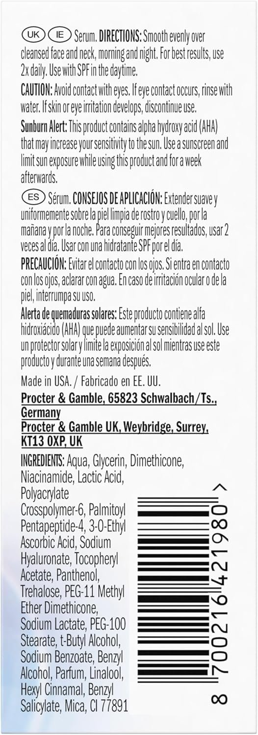Olay Super Serum, Vitamin C Serum for Face, with Niacinamide, Collagen Peptide, Skincare for Anti Ageing & Brightening, 30ml - Image 10