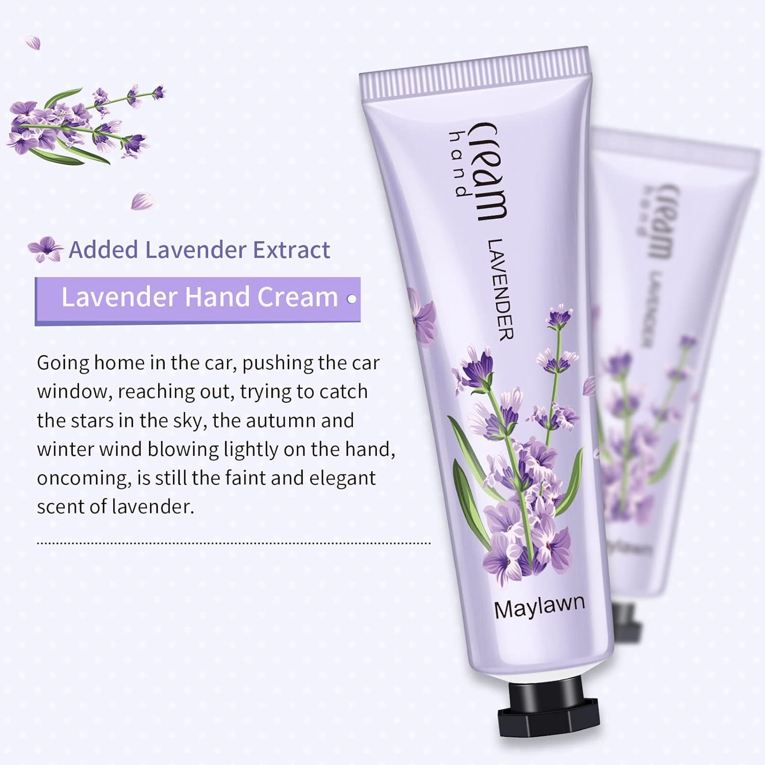 Maylawn Hand Cream, 5 x 30ml, Hand Cream Gift Sets, Pack of 5, Vegan Friendly and Cruelty Free, Perfect for Birthday Mothers day Gifts idea For Her/Him - Image 4