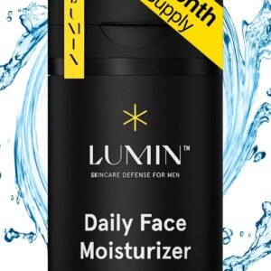 Lumin - Daily Face Moisturizer for Men - Mens Face Lotion, Men's Skin Care, Ideal for normal & combination skin, 50ml, 1-Pack