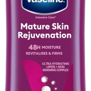 Vaseline Intensive Care Mature Skin Rejuvenation Body Lotion revitalises and firms with 48h moisture for maturing dry skin 400 ml