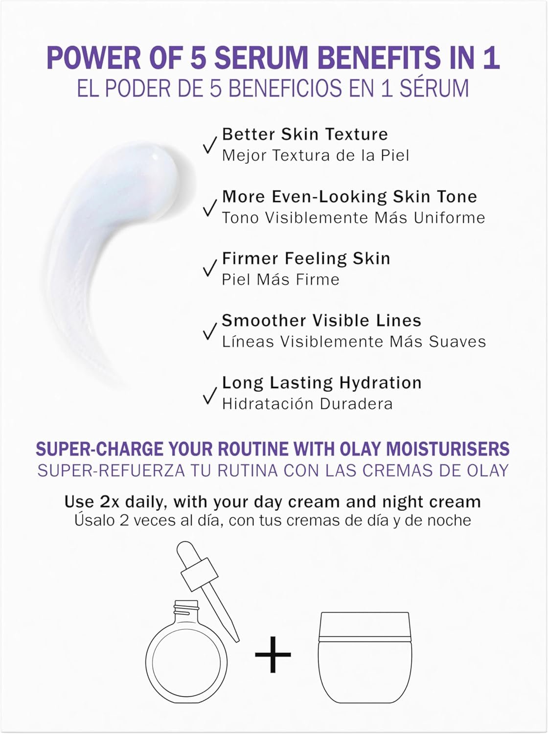 Olay Super Serum, Vitamin C Serum for Face, with Niacinamide, Collagen Peptide, Skincare for Anti Ageing & Brightening, 30ml - Image 8