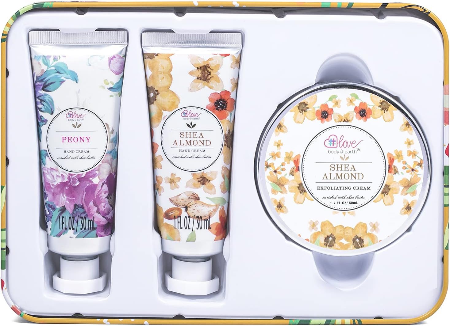 Hand Cream Gift Set for Women - Hand Lotion Set with Shea Butter, Skin Care Gift Box Includes 2 Hand Cream & Exfoliating Cream, Gifts for Her, Birthday Gifts,Mothers Day Gifts Christmas gifts - Image 3