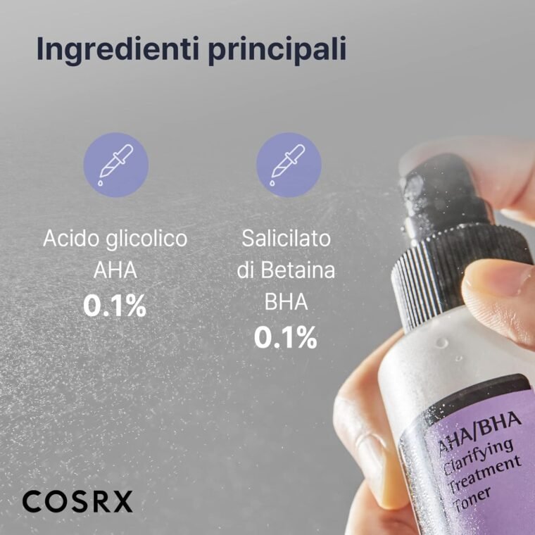 COSRX AHA/BHA Treatment Toner Facial Exfoliating Spray with Glycolic Acid, Blemish Control and Oil Balancing Korean Toner, Gentle Exfoliation and Minimizing Whiteheads and Pores Korean Skincare 150ml - Image 5