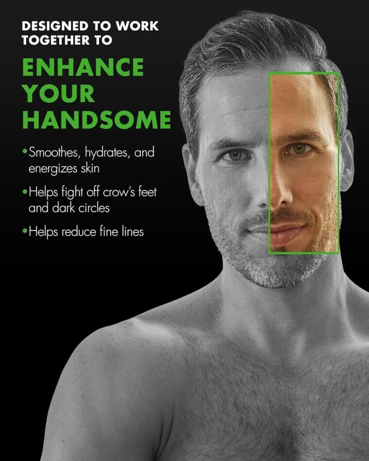 Tiege Hanley Men’s Skin Care System - Level 3 | Mens Anti Aging Routine Product Set: Face Wash, Serum, Day & Night Moisturizer, Exfoliating Scrub & Eye Cream | Tighten & Hydrate Your Best Looking Skin - Image 3