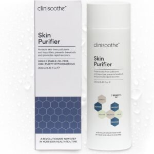 Clinisoothe+ Skin Purifier 250ml Pour Top - with Hypochlorous Technology to Protect The Skin from pollutants and impurities, Prevent breakouts and Promote Rapid Recovery