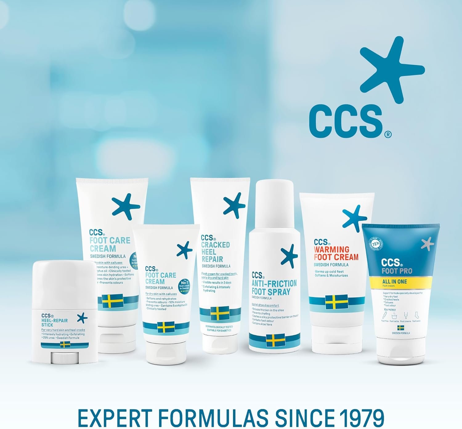 CCS Professional Foot Care Cream 175 ml - Moisturise and Protect Dry and Callused Feet, Contains 10% Urea and Eucalyptus Oil, Clinically Tested, Suitable for Diabetics - Image 6