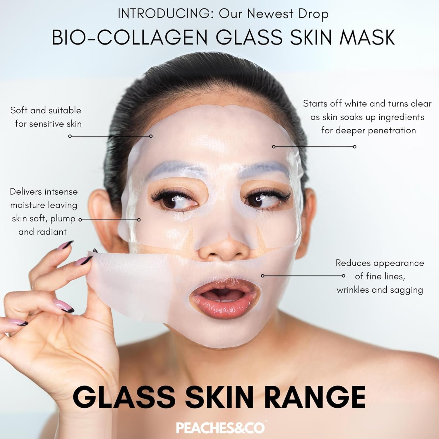 Bio-Collagen Overnight Face Mask | K-Beauty | Korean Skin Care Mask | Glass Skin Face Mask | Deep Hydrating | Firming Mask | Pore Minimising Face Mask | Collagen Face Mask - Image 2