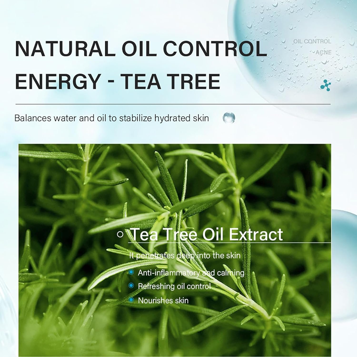 Tea Tree Acne Skin Care Sets & Kits - Salicylic Acid Acne Removal Skincare Set - Teen Skincare Gift Set With Cleanser, Toner, Serum, Cream - Complete Acne Treatment Kit for Oily, Acne-Prone Skin - Image 5