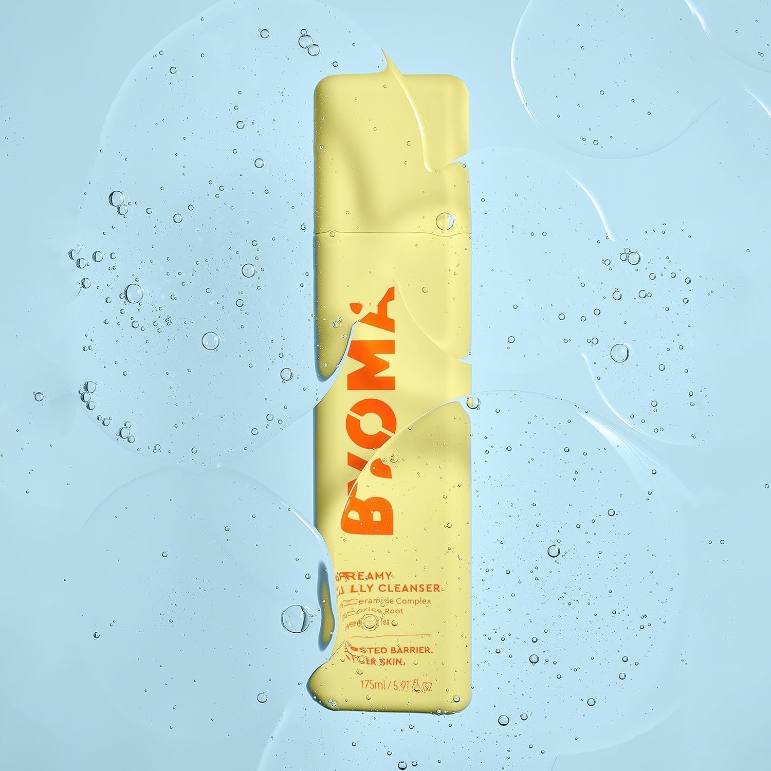 BYOMA Travel Size Creamy Jelly Cleanser (60ml) Hydrating Facial Cleanser for Skin Barrier Repair -Tri-Ceramide Face Wash for All Skin Types - Gently Removes Makeup and Excess Oil - Image 4