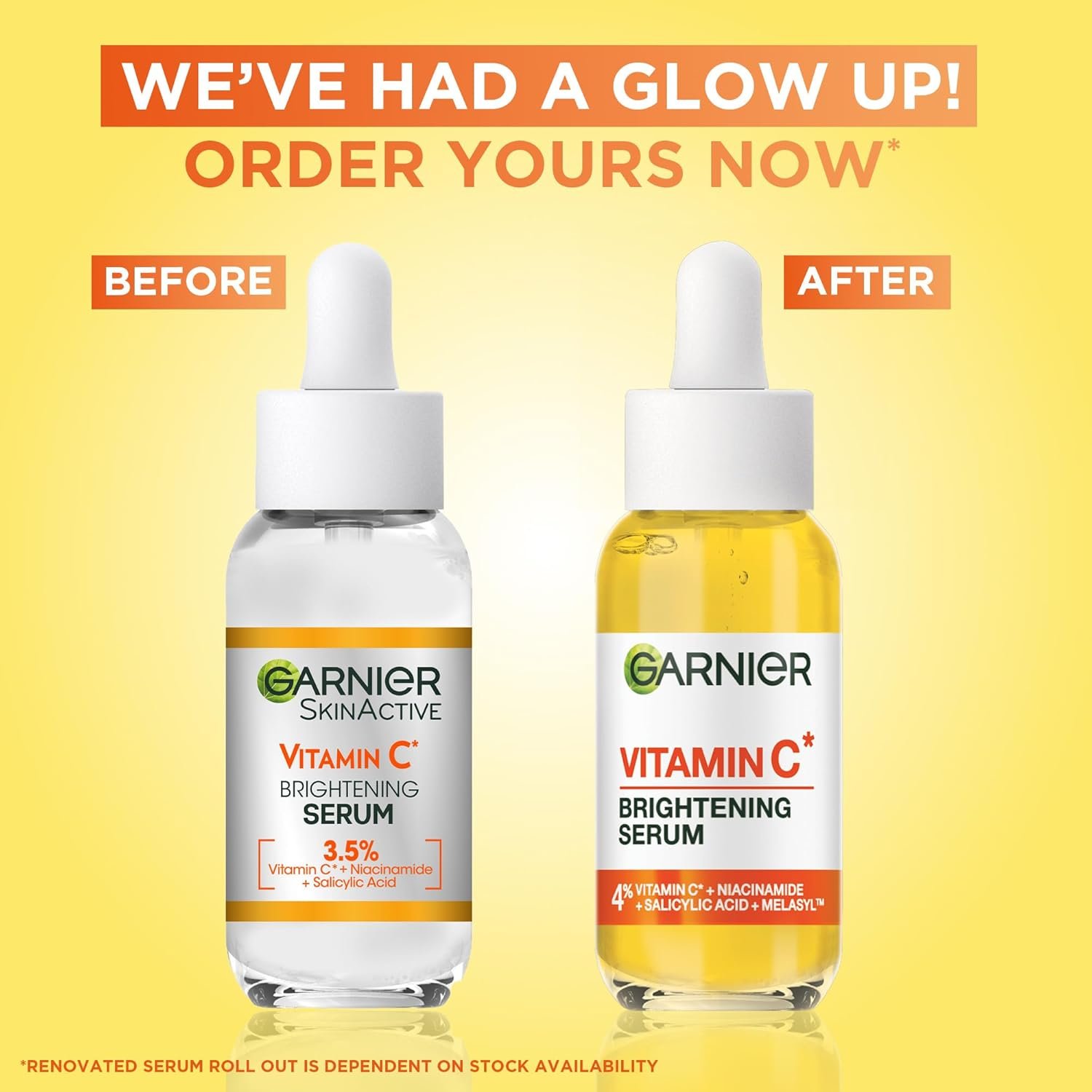 Garnier SkinActive Vitamin C Brightening Serum for Face, with Vitaminc C, Niacinamide & Salicylic Acid, Brightens Skin, Reduces Dark Spots & Evens Skin Tone, Serum 30ml - Image 12