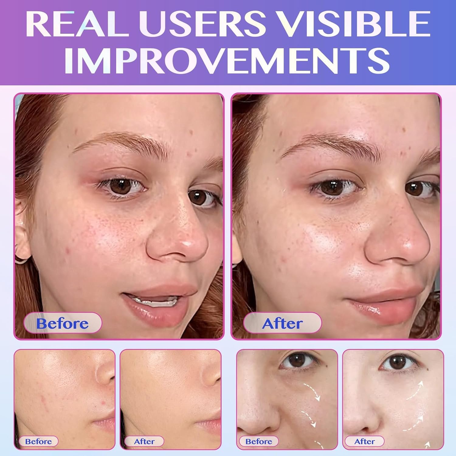 Collagen Night Wrapping Mask,Collagene Mask,Collagen Overnight Wrapping Peel Off Facial Mask,Deep Hydration,Fade Wrinkle & Improves Skin Elasticity,Reduces Sagging & Dullness for Glowing Skin - Image 6