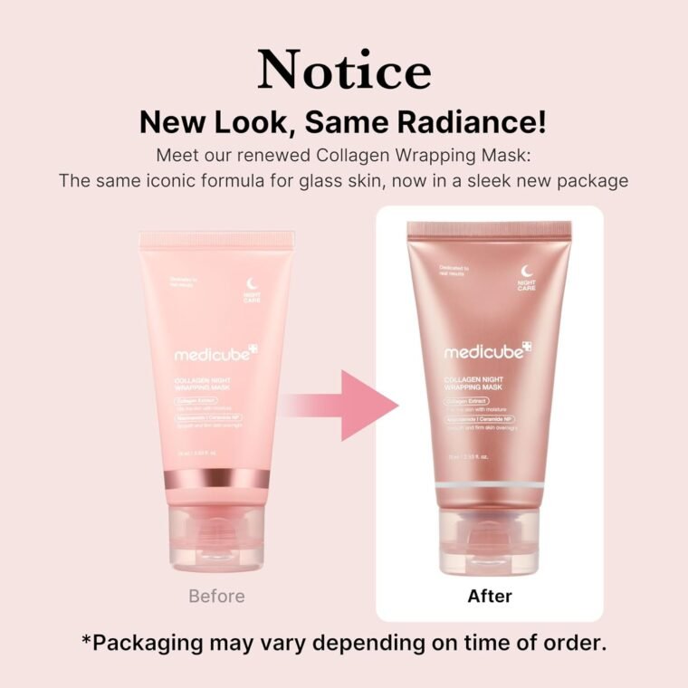 Medicube Collagen Night Wrapping Cream || Overnight Sleeping Mask to protect skin elasticity with Collagen | Skin elasticity visible improved | Korean skincare (1.69fl.oz.) - Image 2