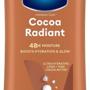 Vaseline Intensive Care Cocoa Radiant Body Lotion with ultra-hydrating lipids and pure cocoa butter for dry skin 200 ml