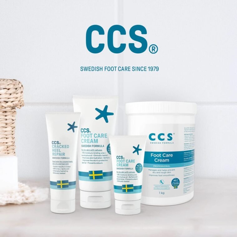 CCS Professional Foot Care Cream 60 ml - Moisturise and Protect Dry and Callused Feet, Contains 10% Urea and Eucalyptus Oil, Clinically Tested, Suitable for Diabetics - Image 5