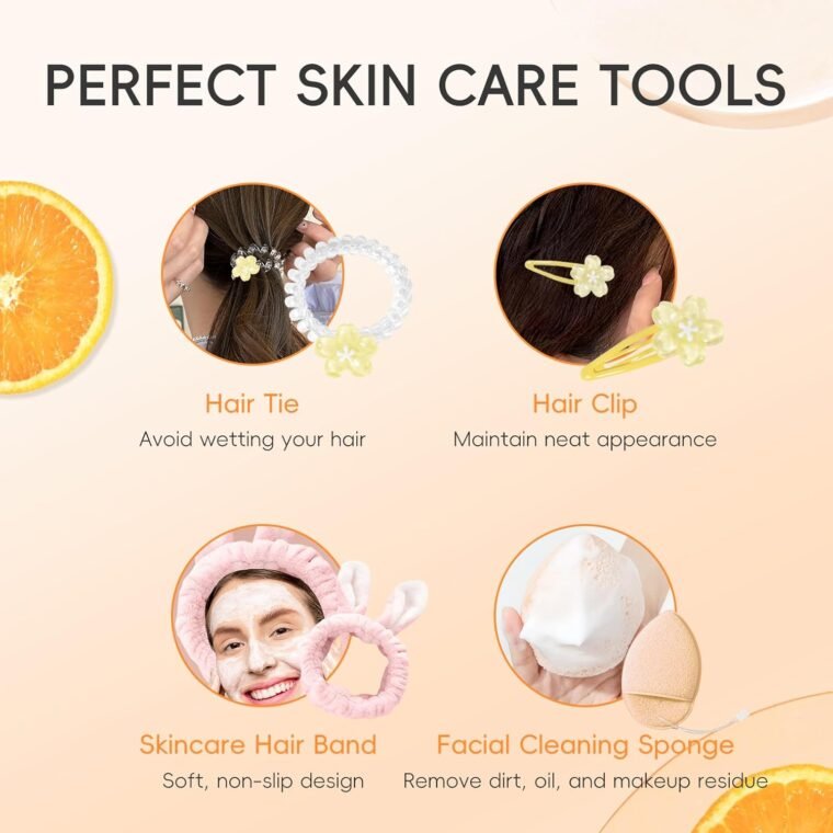 LAIKOU Skincare Gift Set, 15PCS Vitamin C Serum for Face Skin Care Sets & Kits, Hydrating & Anti Aging Facial Kit for Radiant Skin, Pamper Gifts Set for Women Teenage Girls, Mothers Day Birthday Gifts - Image 8