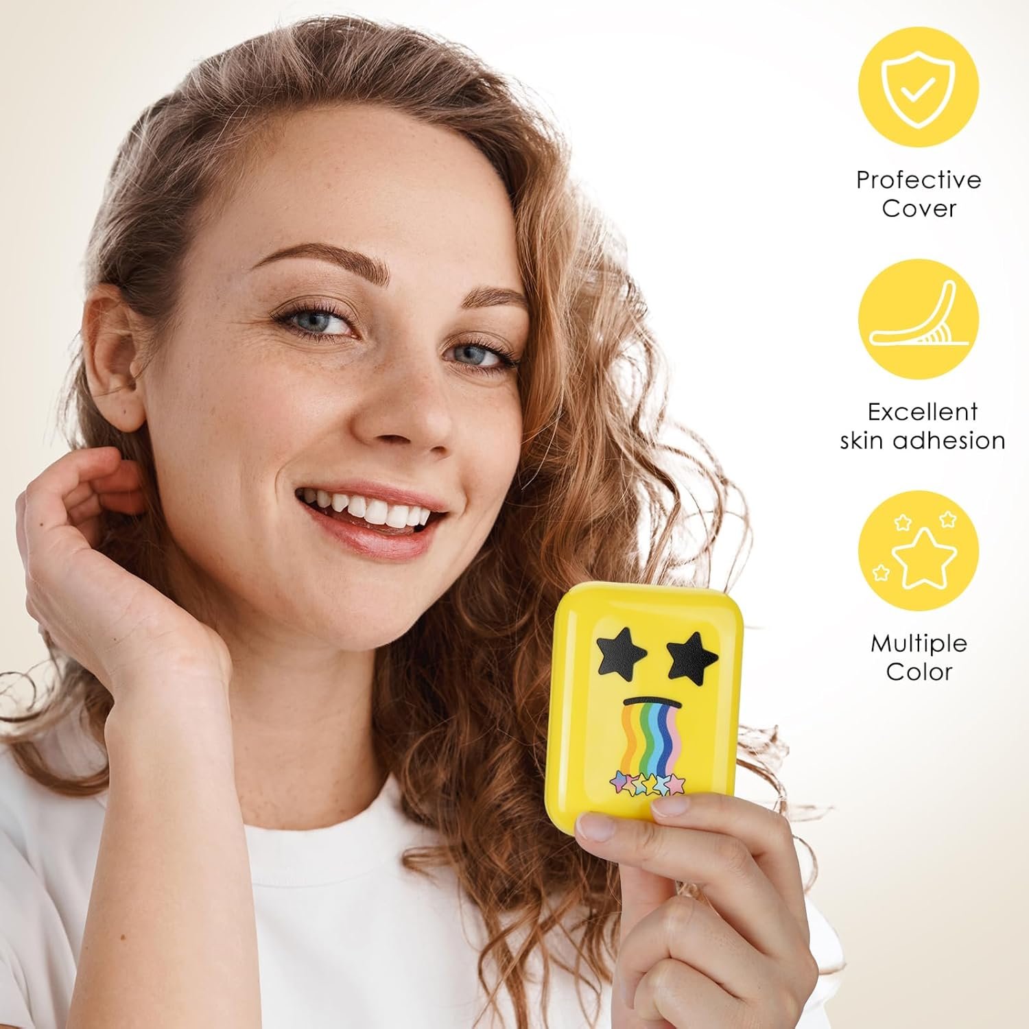 AUSLKA Star Pimple Patches - 150 Count - Hydrocolloid Patches,Cute Star Shape,Star Patches 6 Colors,Spot Stickers For Face And Skin,Portable Mirror - Image 5