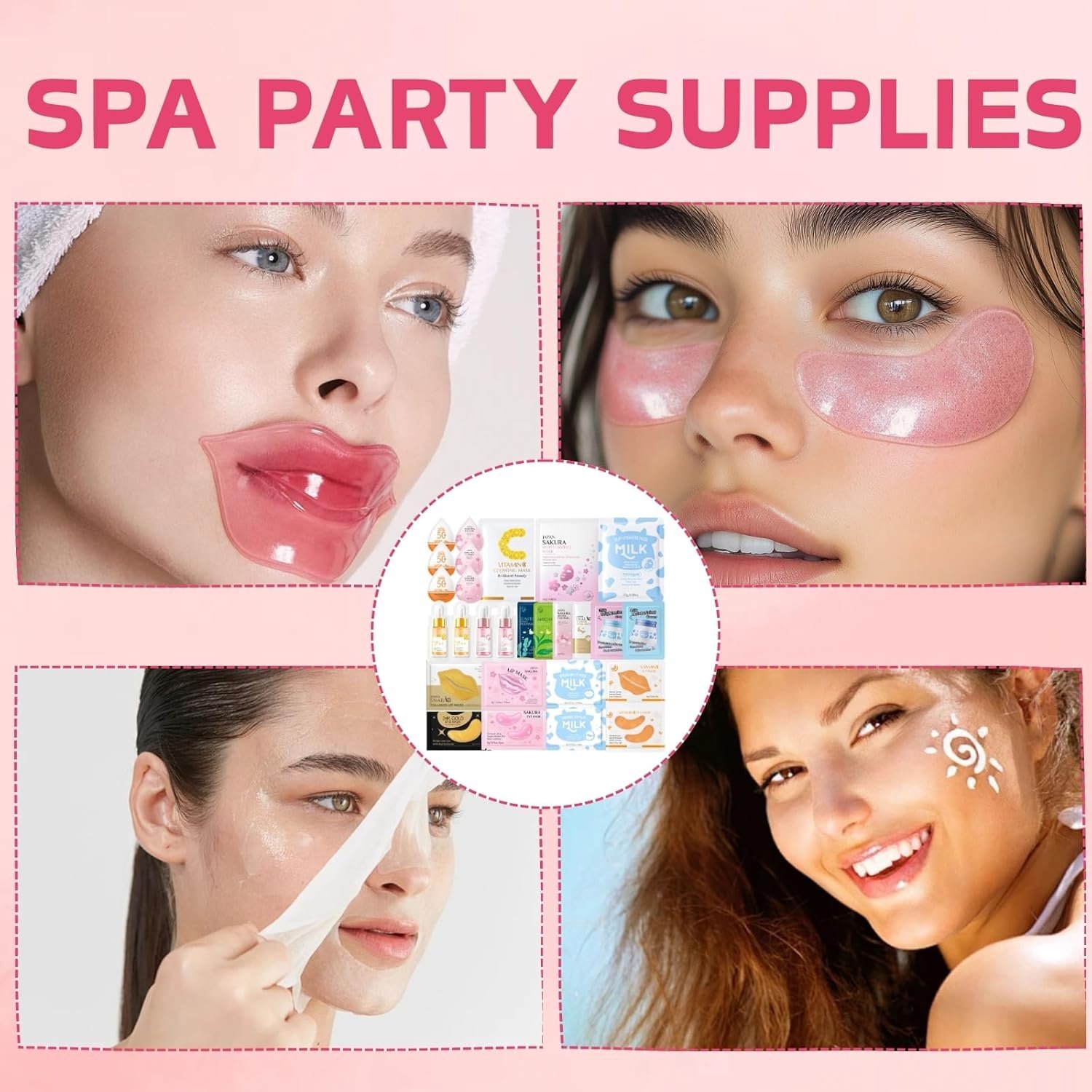 27PCS Pamper Gifts for Women - Teenage Girls Gifts - Skincare Set with Face Mask,Sleeping Face Mask,Face Serum,Face Cream,Body Cream,Lip Mask,Eye Patch - Birthday Gifts for Women - Skin Care Gift Set - Image 3