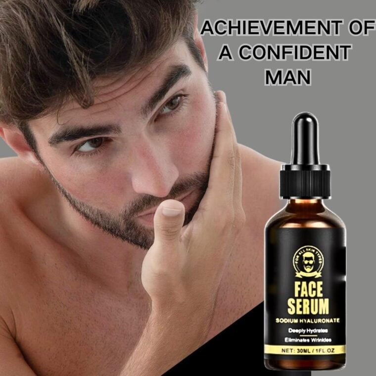 5PCS Men's Anti-Aging Care Set - Mens Skin Care Sets & Kits - Mens Face Cream, Face Wash & Scrub, Eye Cream, Anti Wrinkle Serum- Gifts for Men -Moisturiser For Men Day & Night - Image 6