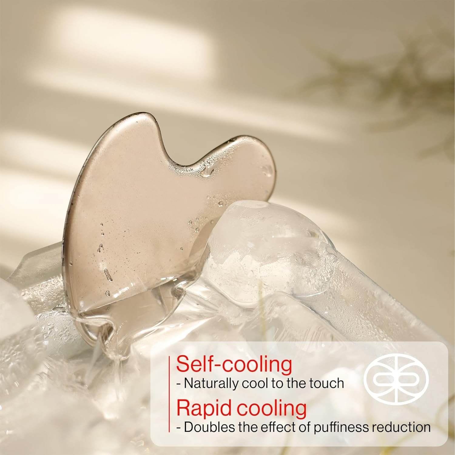 Rena Chris 100% Metal Gua Sha Stone, Face Guasha Tool for Jawline Sculpting and Puffiness Reducing, Gua Sha Massage Tool Suitable for Daily Skin Care Routine (Stainless Steel) - Image 5