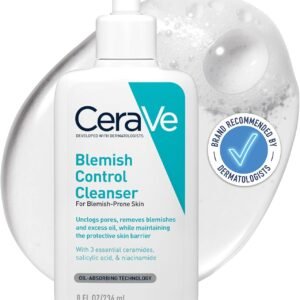 CeraVe Blemish Control Face Cleanser with 2% Salicylic Acid & Niacinamide for Blemish-Prone Skin 236ml