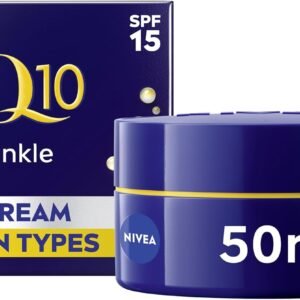 NIVEA Q10 Anti-Wrinkle Power Firming Night Cream (50ml), Hydrating Night Moisturiser to Reduce Lines and Wrinkles, Night Cream for Firmer Skin in 7 Days