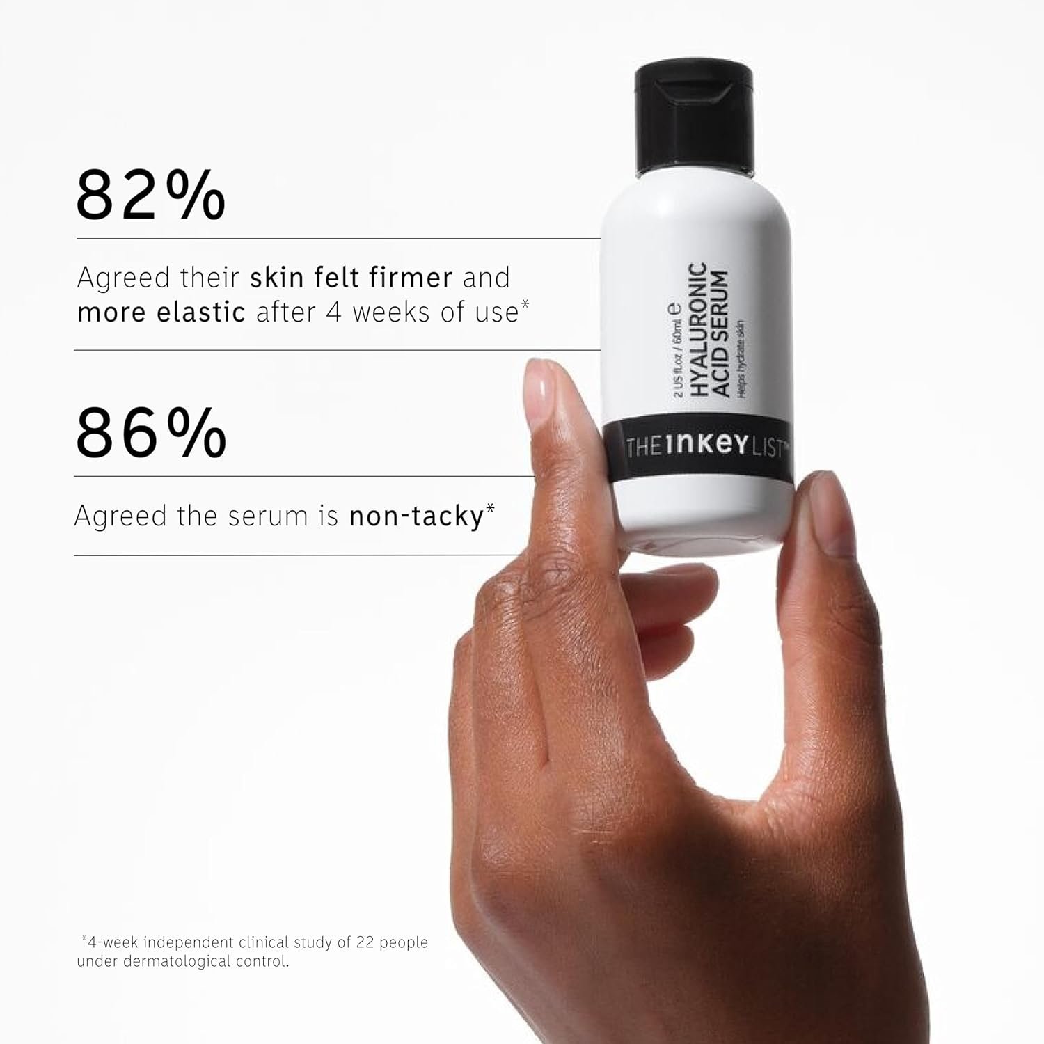 The INKEY List 2% Hyaluronic Acid Face Serum 30ml, Hydrating Skincare, Combats Dry Skin, Vegan Friendly, Suitable For All Skin Types - Image 5