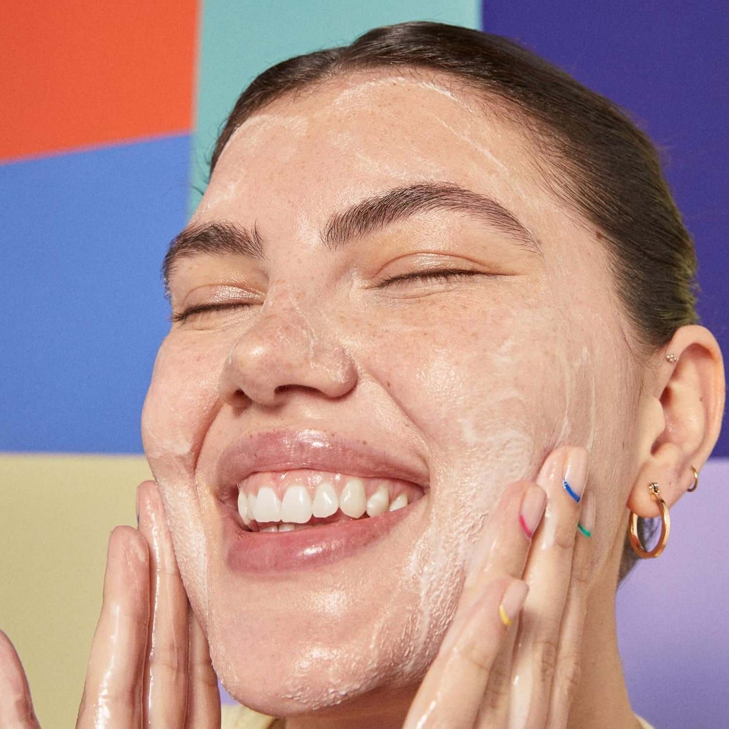 BYOMA Travel Size Creamy Jelly Cleanser (60ml) Hydrating Facial Cleanser for Skin Barrier Repair -Tri-Ceramide Face Wash for All Skin Types - Gently Removes Makeup and Excess Oil - Image 2