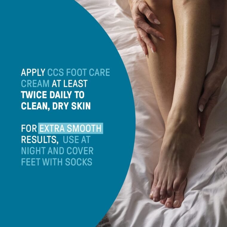 CCS Professional Foot Care Cream 60 ml - Moisturise and Protect Dry and Callused Feet, Contains 10% Urea and Eucalyptus Oil, Clinically Tested, Suitable for Diabetics - Image 3