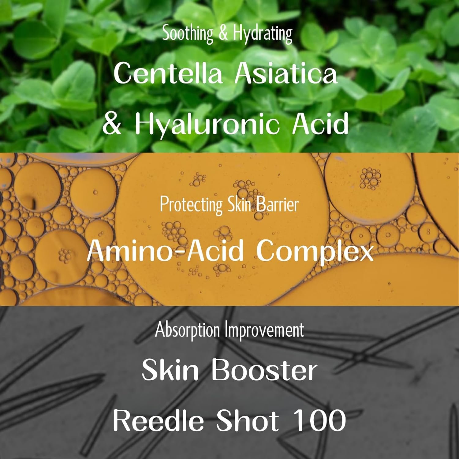 Reedle 100 Korean Skin Care Essence with Centella Asiatica, Microneedling Serum for Day & Night Repair, Age Shot 100 Skin Booster for Dull & Tired Skin, Hydrating Serum for Skin Rejuvenation - Image 4