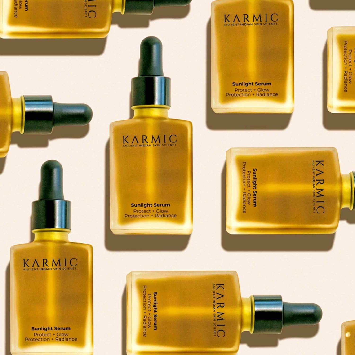 Karmic Skin Brightening Vitamin C Face Serum: With Saffron & Vit. E | Hydrate & Reveal Bright Glowing Skin | Correct Dark Spots | Treat Hyperpigmentation | Organic Facial Oil Skin Care | Women & Men - Image 9