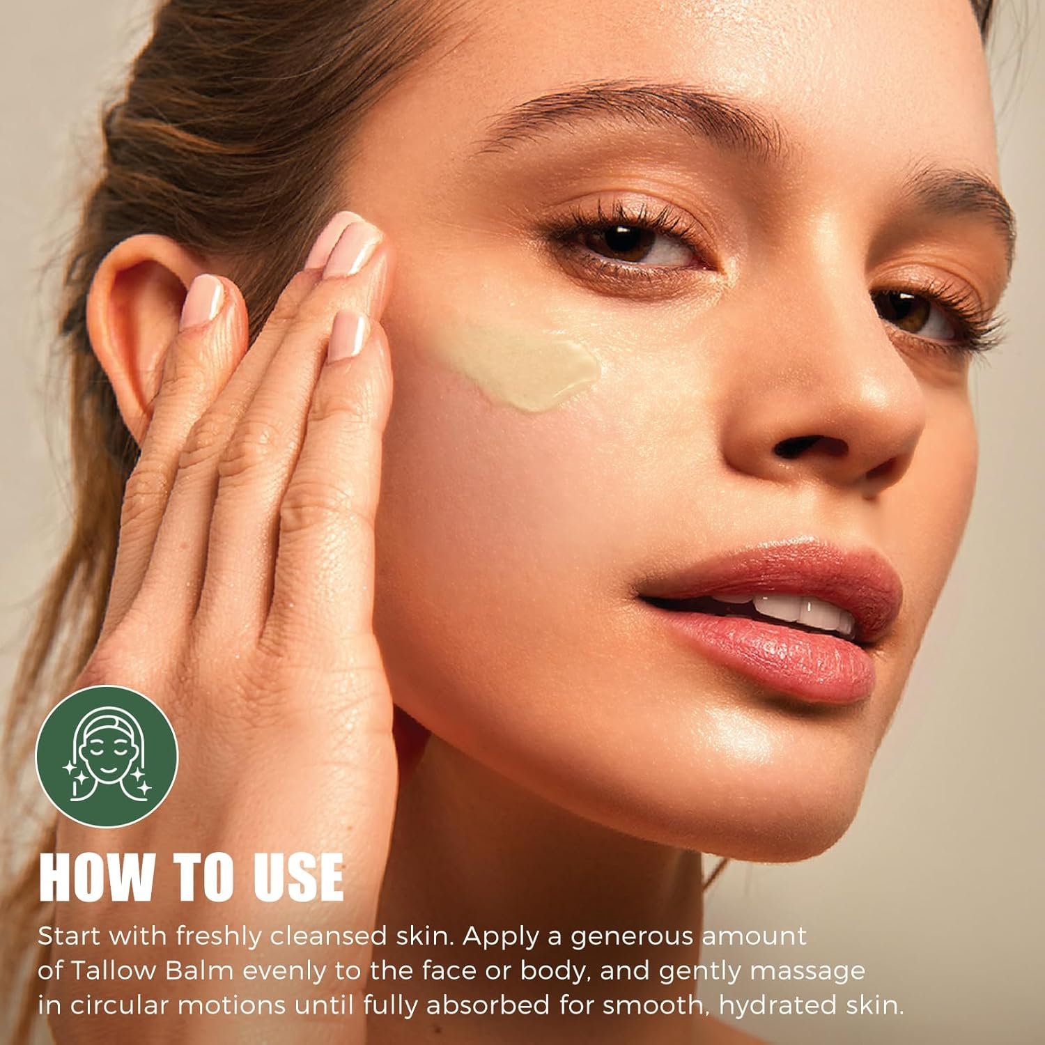 Tallow and Honey Balm, Deeply Moisturizing for Face & Body, Tallow Face Moisturizer, Grass-Fed Beef Tallow for Skin, Soothing All-Natural Moisturizer for Dry and Sensitive Skin, 2.5 oz - Image 7