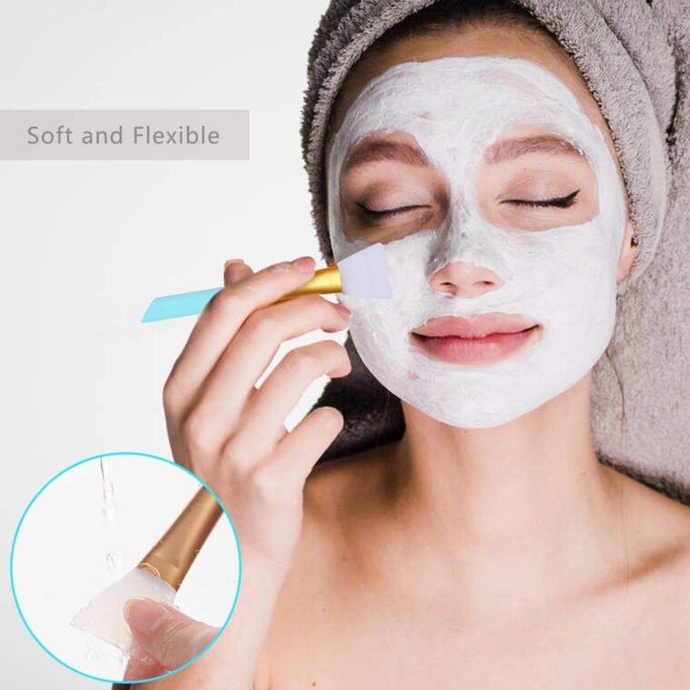 OBSCYON 4 Pcs Manual Silicone Face Scrubber Facial Cleansing Brush,1 Pcs Silicone Exfoliating Lip Brush Nose Cleaning and 1 Pcs Face Mask Brush for Facial Skin Care - Image 6