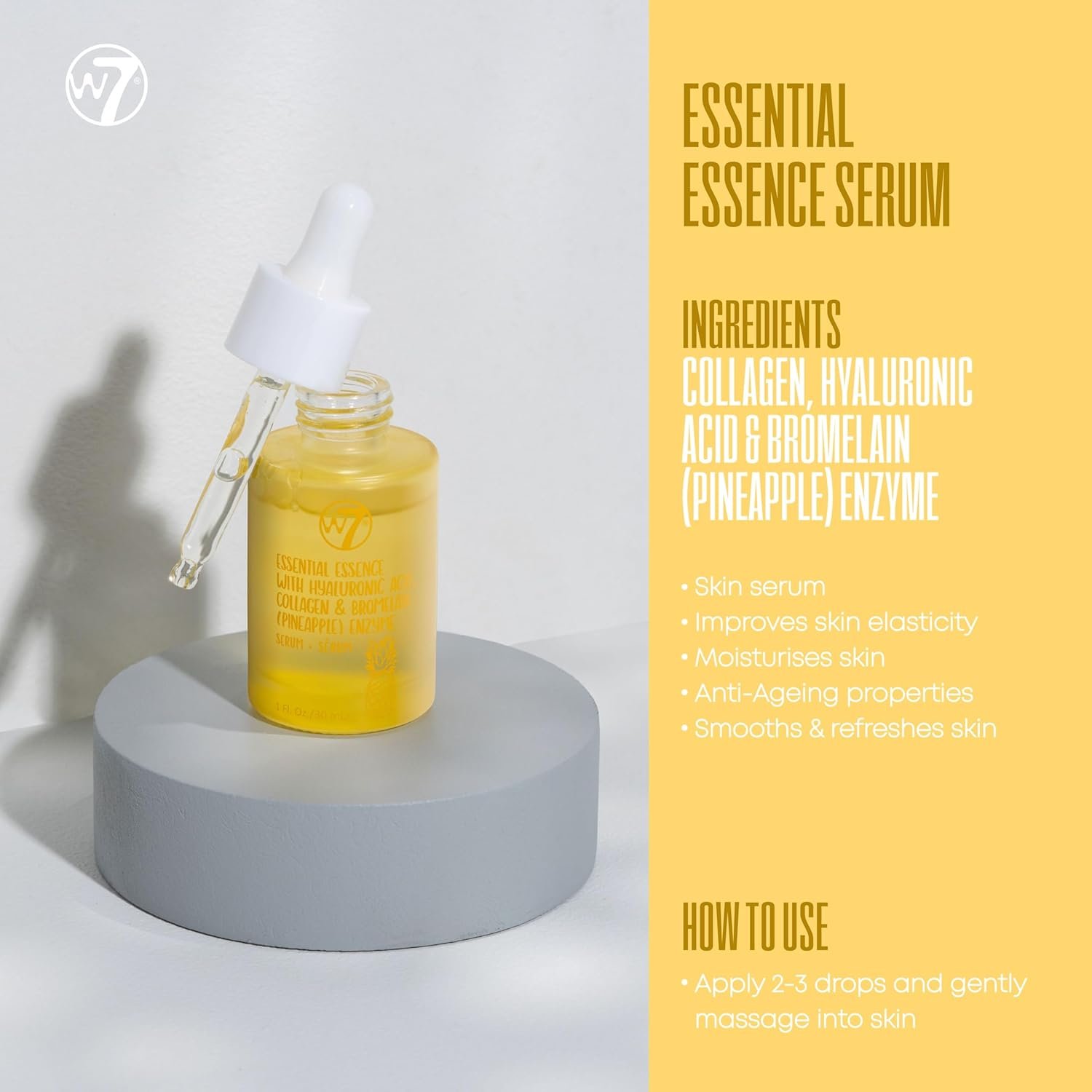 W7 Skin Refresh Skincare Set | Face Cleanser, Toner, Serum & Moisturiser | Hydrating & Glow Boosting Routine | Full Size, Long Lasting Products to Use at Home - Image 6