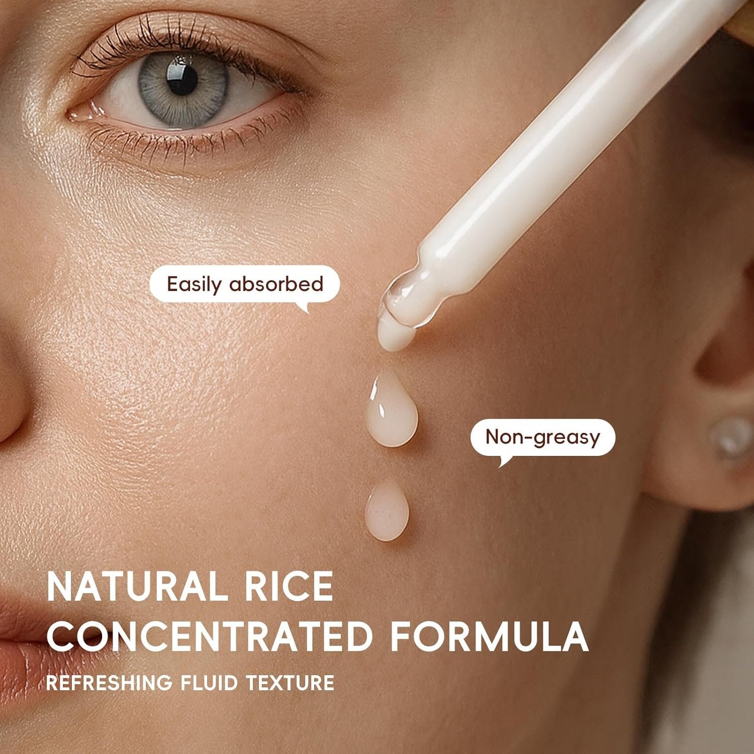 Rice Skin Care Set - 6 Piece Pamper Gifts For Women: Rice Milky Toner, Cleanser, Glow Serum, Face Cream, Eye Cream, Sunscreen SPF 50+ - Radiant Glow, Sensitive Skin Relief & Even Tone, Korean Skincare - Image 6