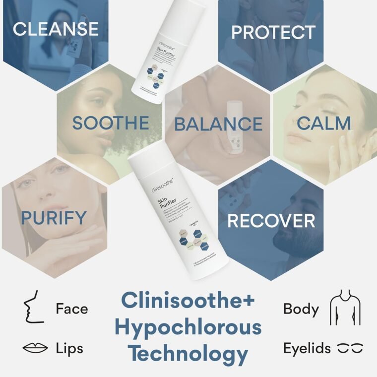 Clinisoothe+ Skin Purifier 250ml Pour Top - with Hypochlorous Technology to Protect The Skin from pollutants and impurities, Prevent breakouts and Promote Rapid Recovery - Image 3