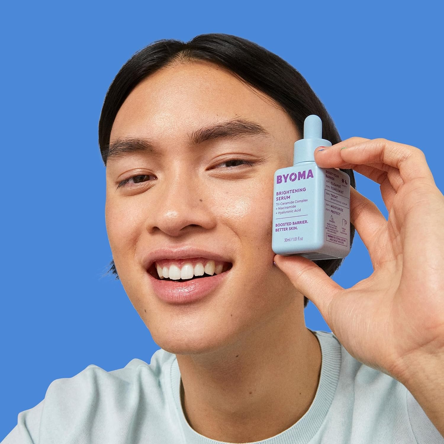 BYOMA Brightening Serum (30ml) Brightening and Hydrating Face Serum with Hyaluronic Acid, Niacinamide and Ceramides - For Glowing and Radiant Skin - Image 5