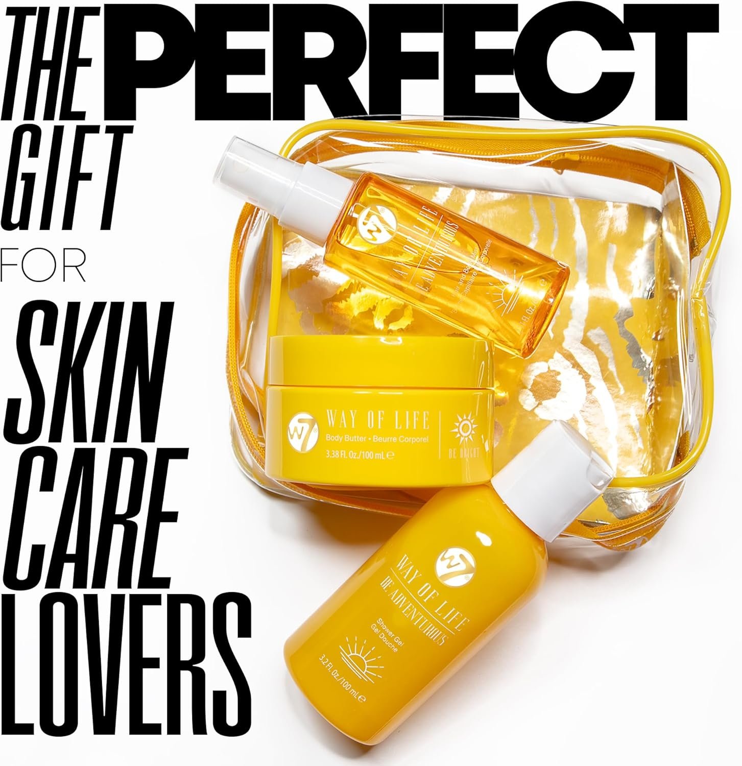 W7 VAY-CAY Be Adventurous - Travel Size Skincare Set | Hand Luggage Essentials: Shower Gel & Body Wash, Body Butter & Body Mist | Energising & Hydrating Body Care for Radiant Skin - Image 6