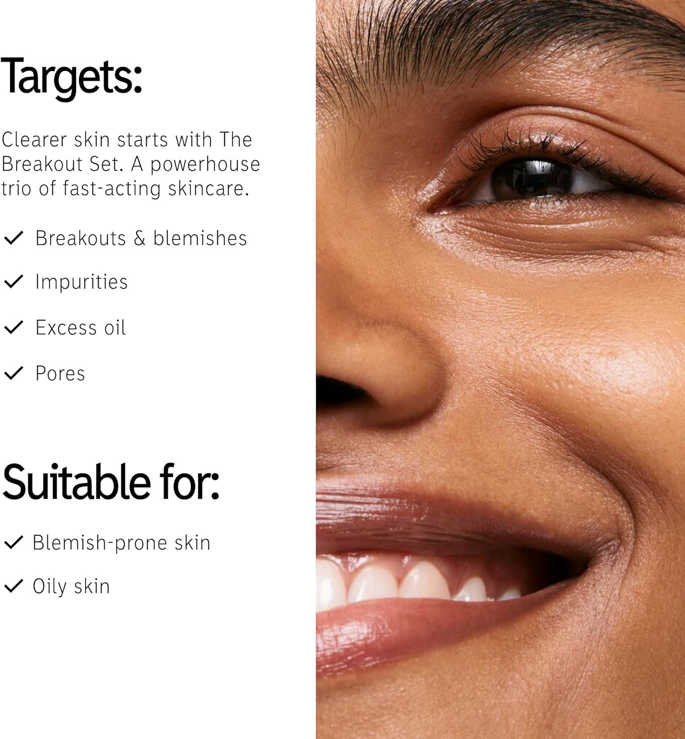 The INKEY List Breakout Set, Salicylic Acid Cleanser, Niacinamide Serum & Succinic Acid Treatment, Nourishing Skincare Set, Targets Breakouts, Suitable For Blemish Prone Skin - Image 3