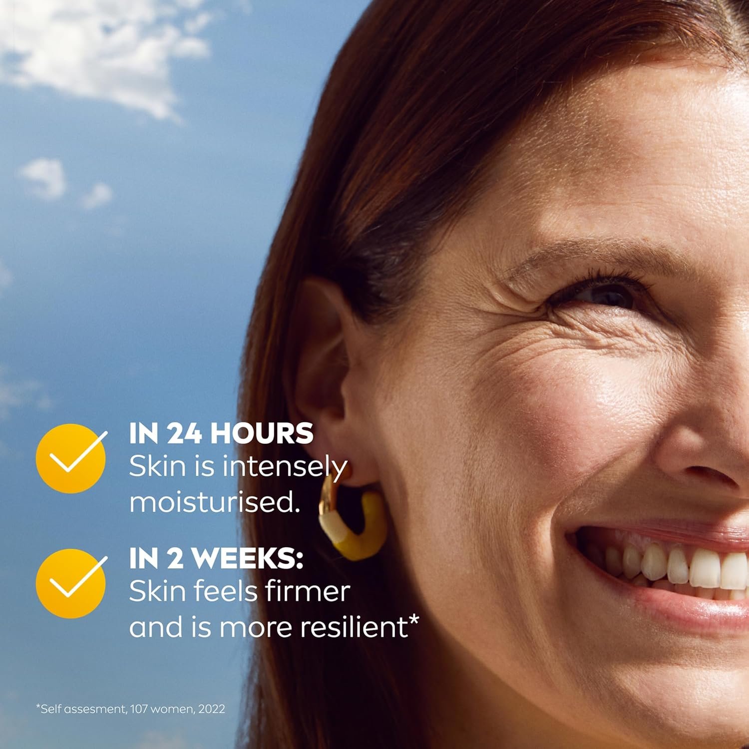 NIVEA Q10 Power 60+ Skin Anti-Wrinkle + Replenishing Day Cream (50 ml), Powerful Anti Ageing Cream, Moisturiser for Women with Coenzyme Q10, Day Face Cream with SPF15,Packaging may vary - Image 4