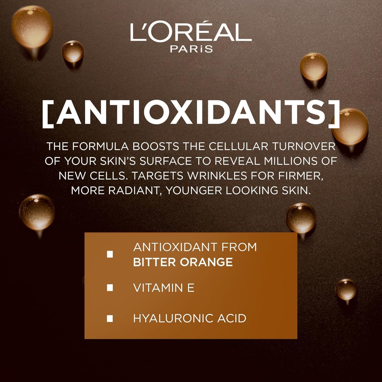 L'Oreal Paris Midnight Serum Cell Renew, Age Perfect Anti-Oxidant Recovery Complex Night Serum For Anti- Wrinkle, Firmness And Radiance, 30ml - Image 5