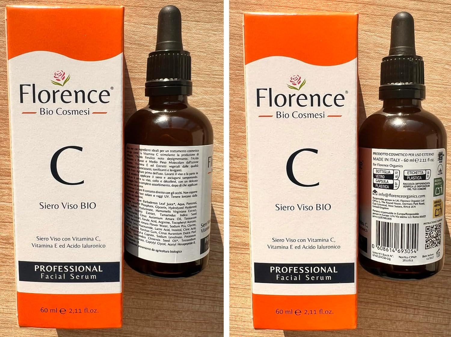 Big 2.11oz. Organic Vitamin C Serum for Face with Hyaluronic Acid & Niacinamide. Anti-Dark Spots, Wrinkle, Aging Brightening Facial and Eye Contour Vitamin C Serum. Brightening Women and Men Skin Care - Image 10