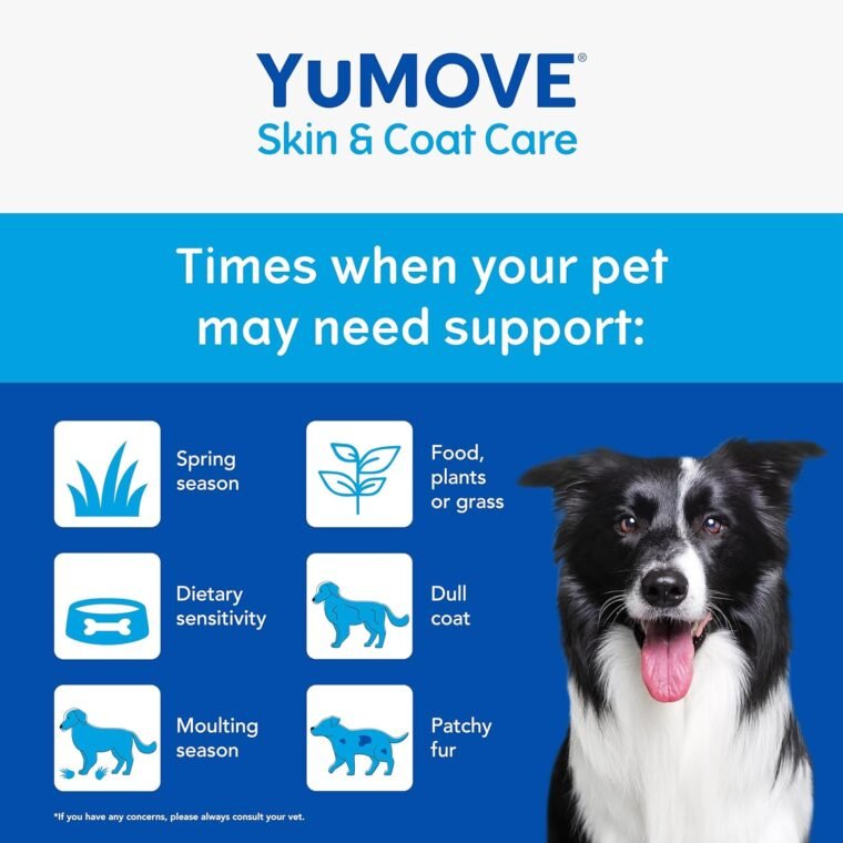YuMOVE Skin & Coat Care Boost, Nutritional Supplement for Dogs Coat, Skin and Nails, for All Dogs, 180 scoops - Image 4